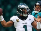 El quarterback de los Philadelphia Eagles, Jalen Hurts