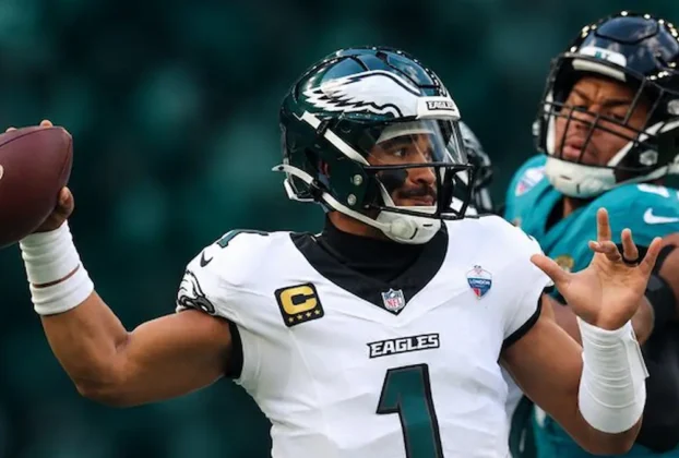 El quarterback de los Philadelphia Eagles, Jalen Hurts
