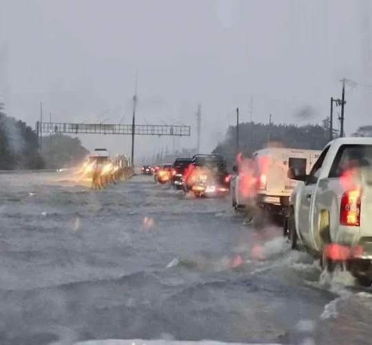 Inundaciones causadas por el frente frío 2 en Veracruz