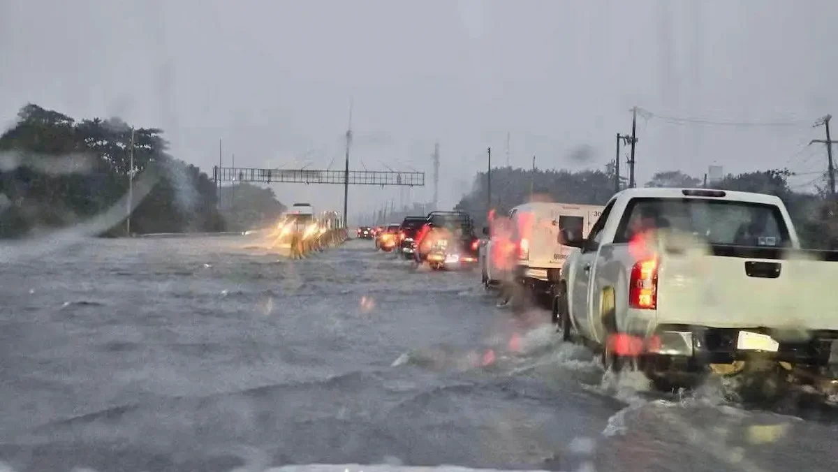 Inundaciones causadas por el frente frío 2 en Veracruz