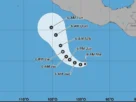 el ciclón se ubicaba a 825 km al sur de Acapulco, Guerrero, y a mil 185 km al sur-sureste de Manzanillo, Colima.