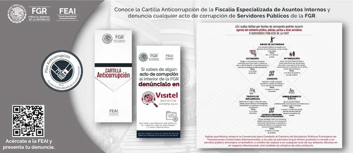 La plataforma FISC@NET de la FGR permitirá presentar denuncias por internet las 24 horas del día, los 365 días del año.