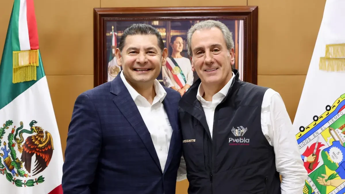 Gobernador Alejandro Armenta Mier y el alcalde José Chedraui Budib