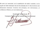 La Cámara de Diputados recibió el oficio de renuncia de Guadalupe Taddei a la Presidencia del Instituto Nacional Electoral (INE) la tarde del lunes 26 de octubre de 2026.
