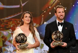 Alexia Putellas y Harry Kane