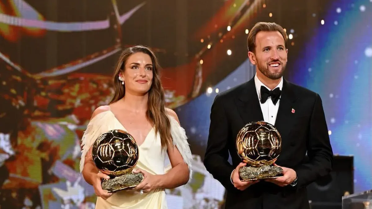 Alexia Putellas y Harry Kane