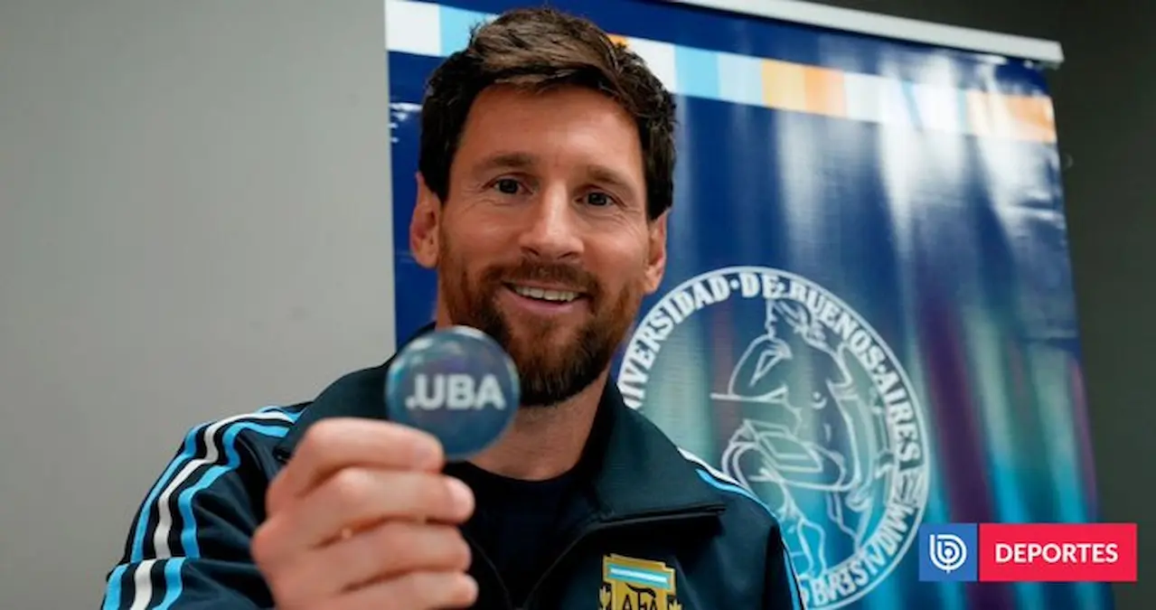 Lionel Messi recibe título honoris causa en Universidad de Buenos Aires