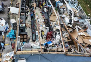 Daños causados por la tormenta Isaias en Florida