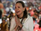La líder opositora venezolana María Corina Machado regresó a territorio venezolano