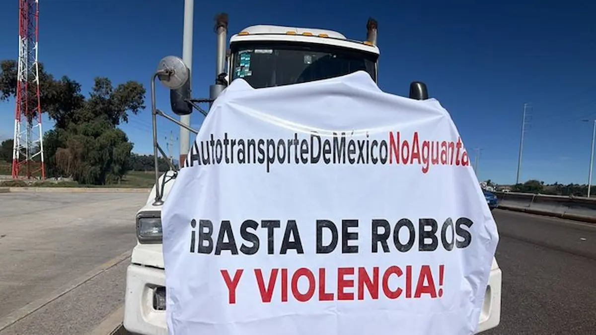 El paro nacional de transportistas inició desde temprana hora este 26 de octubre.