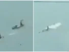 Las aeronaves de combate chocaron durante un entrenamiento en la base aérea de Fernando.