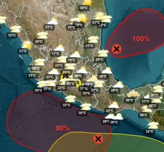 Mapa de la republica mexicana