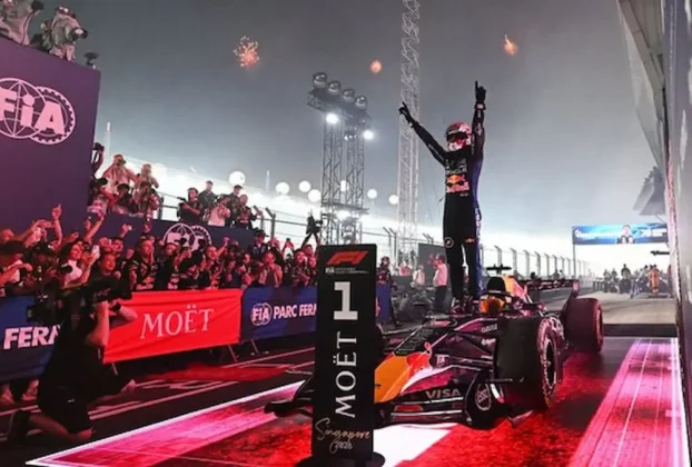 Verstappen conquistó el GP de Singapur
