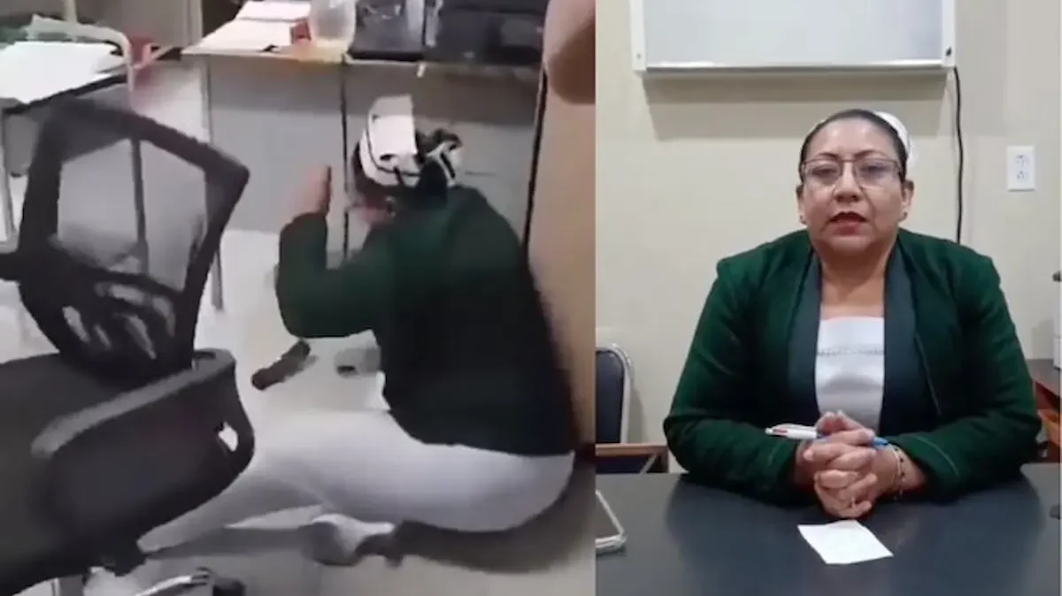 Elizabeth López, jefa de enfermeras del Instituto Mexicano del Seguro Social (IMSS) en Puebla