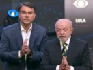 Flávio Bolsonaro y el presidente de Brasil, Luiz Inácio Lula da Silva