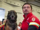 Rex, un pastor belga malinois que durante nueve años representó a la delegación ciudad de Puebla en labores de emergencia.
